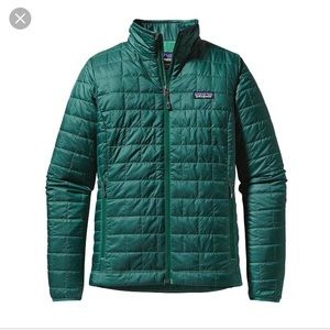 Patagonia nano puff zip jacket arbor green
